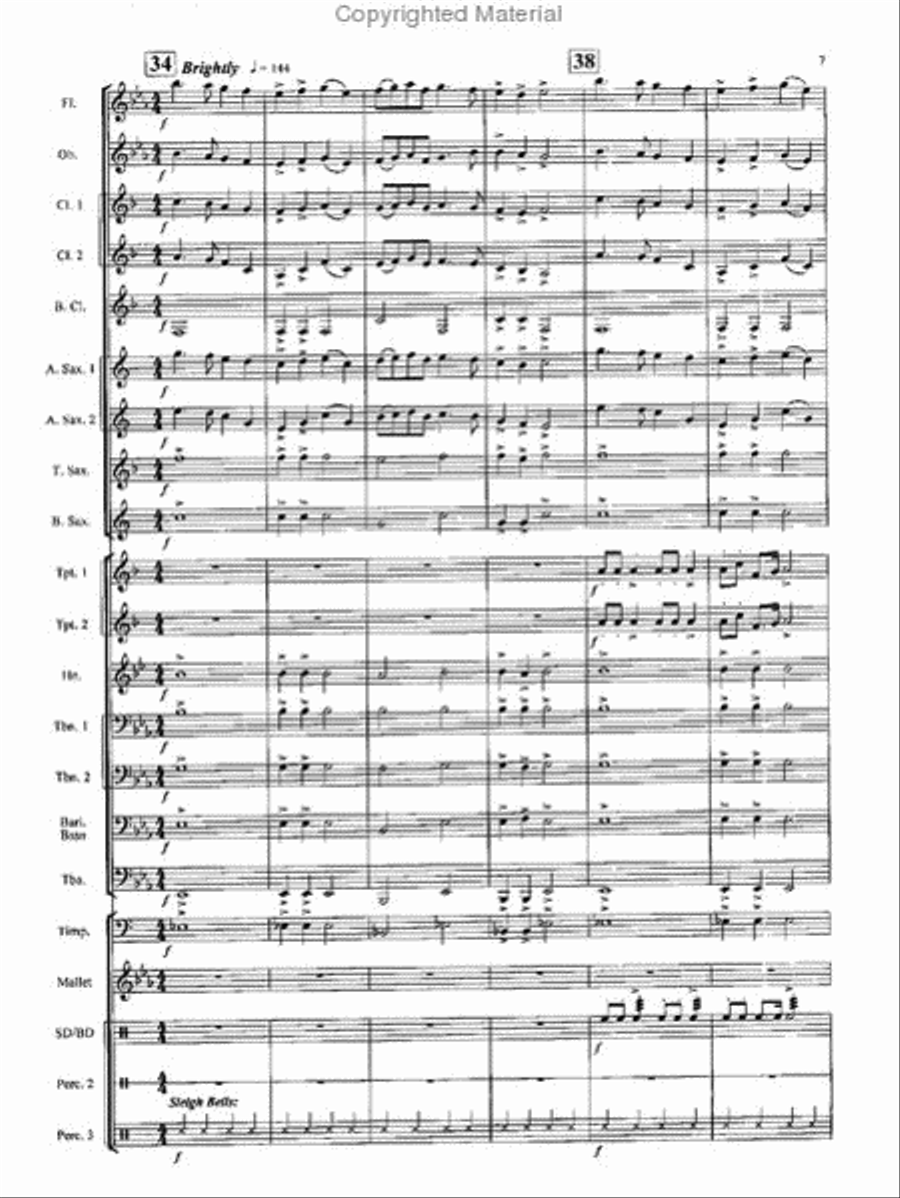 A Crazy, Mixed-Up Christmas Concert Concert Band scores gallery preview page 8