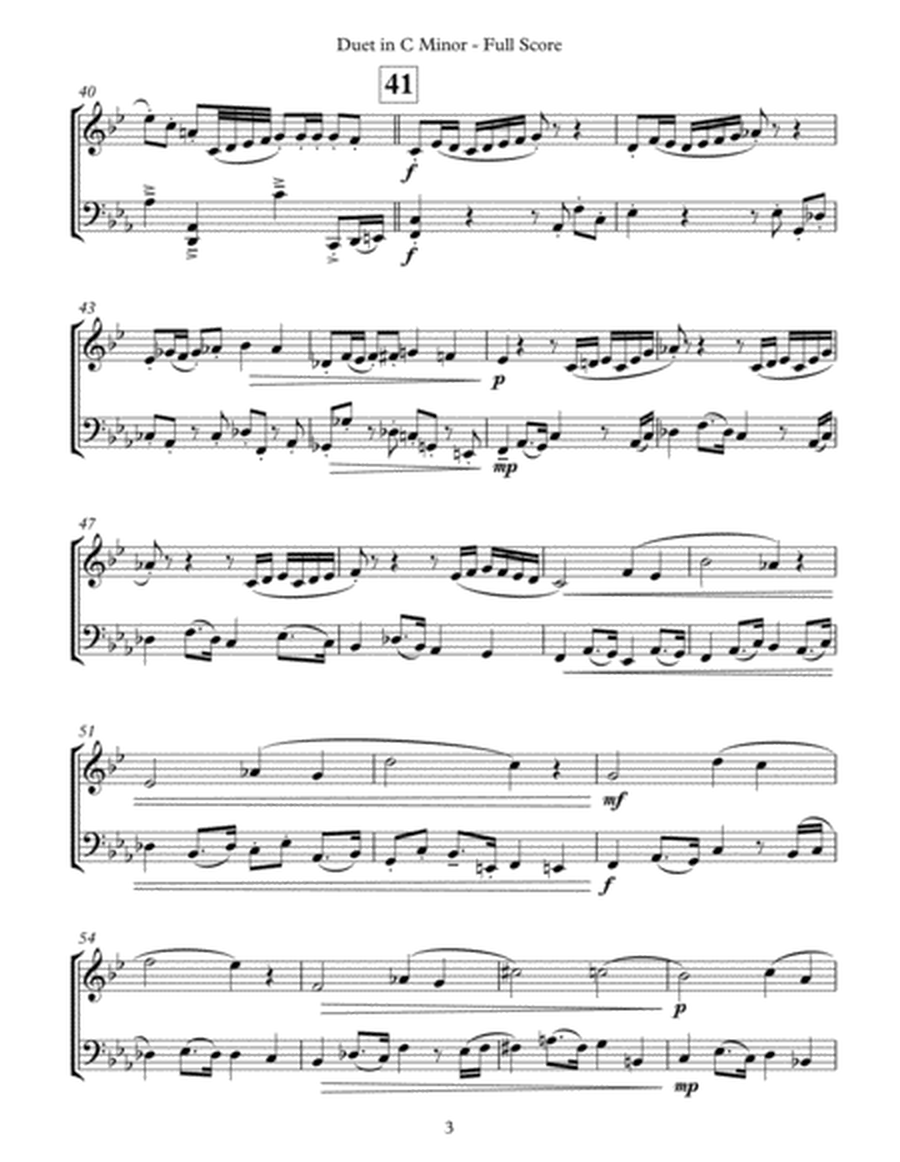 Duet in C Minor for English Horn and Cello image number null