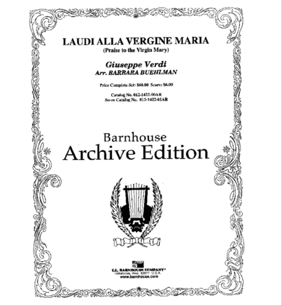 Laudi Alla Vergine Maria Concert Band scores gallery preview page 2