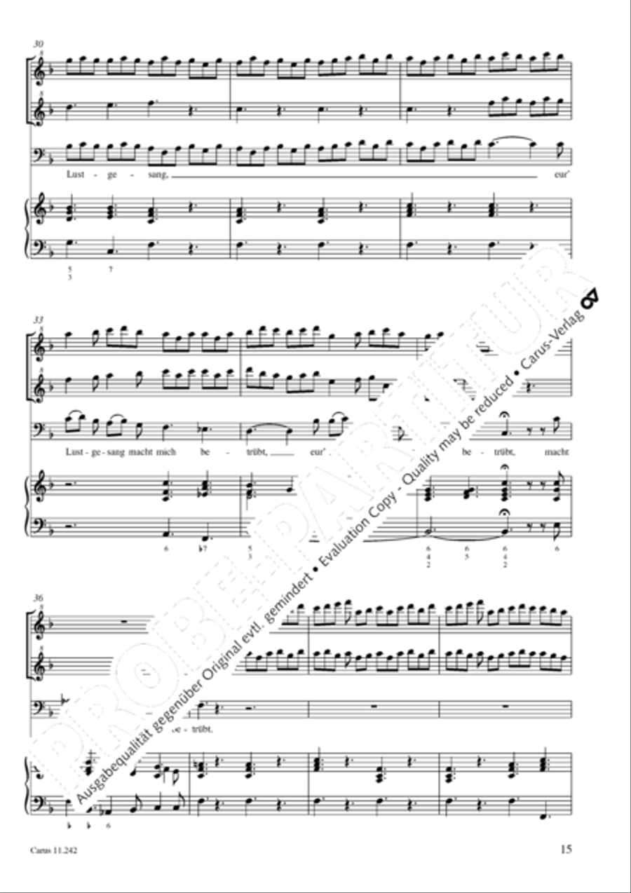 Flauto e voce IX Recorder scores gallery preview page 16