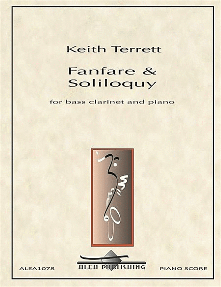 Fanfare & Soliloquy Bass Clarinet scores gallery preview page 1