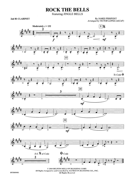 Rock the Bells: 2nd B-flat Clarinet