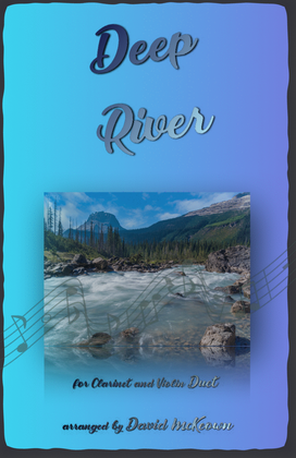 Deep River, Gospel Song for Clarinet and Violin Duet