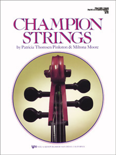 Champion Strings-Teachers Guide/Piano Accompaniment