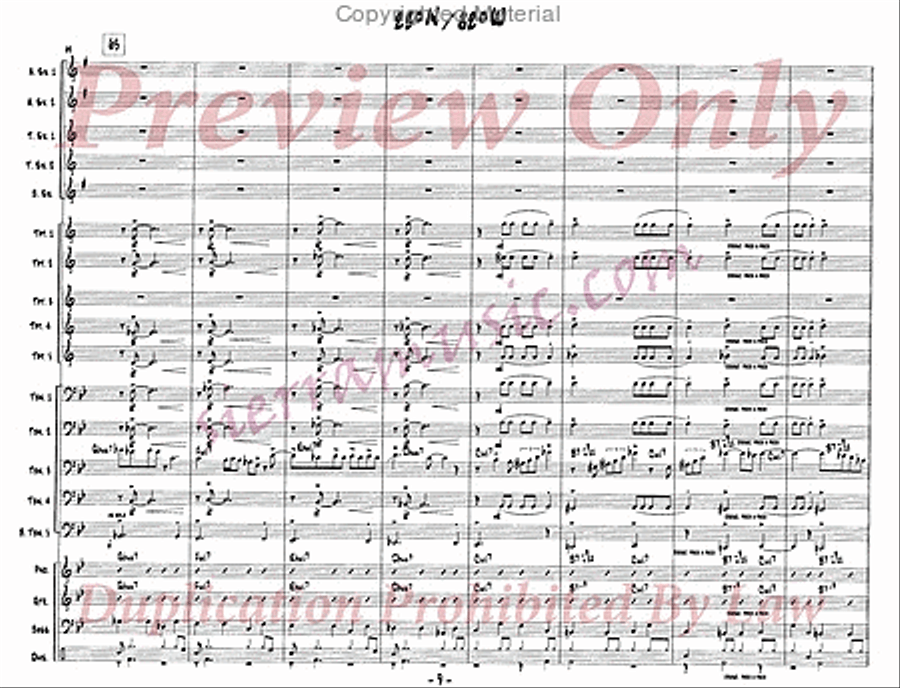 23 degrees N 82 degrees W Jazz Ensemble scores gallery preview page 10