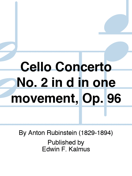 Cello Concerto No. 2 in d in one movement, Op. 96