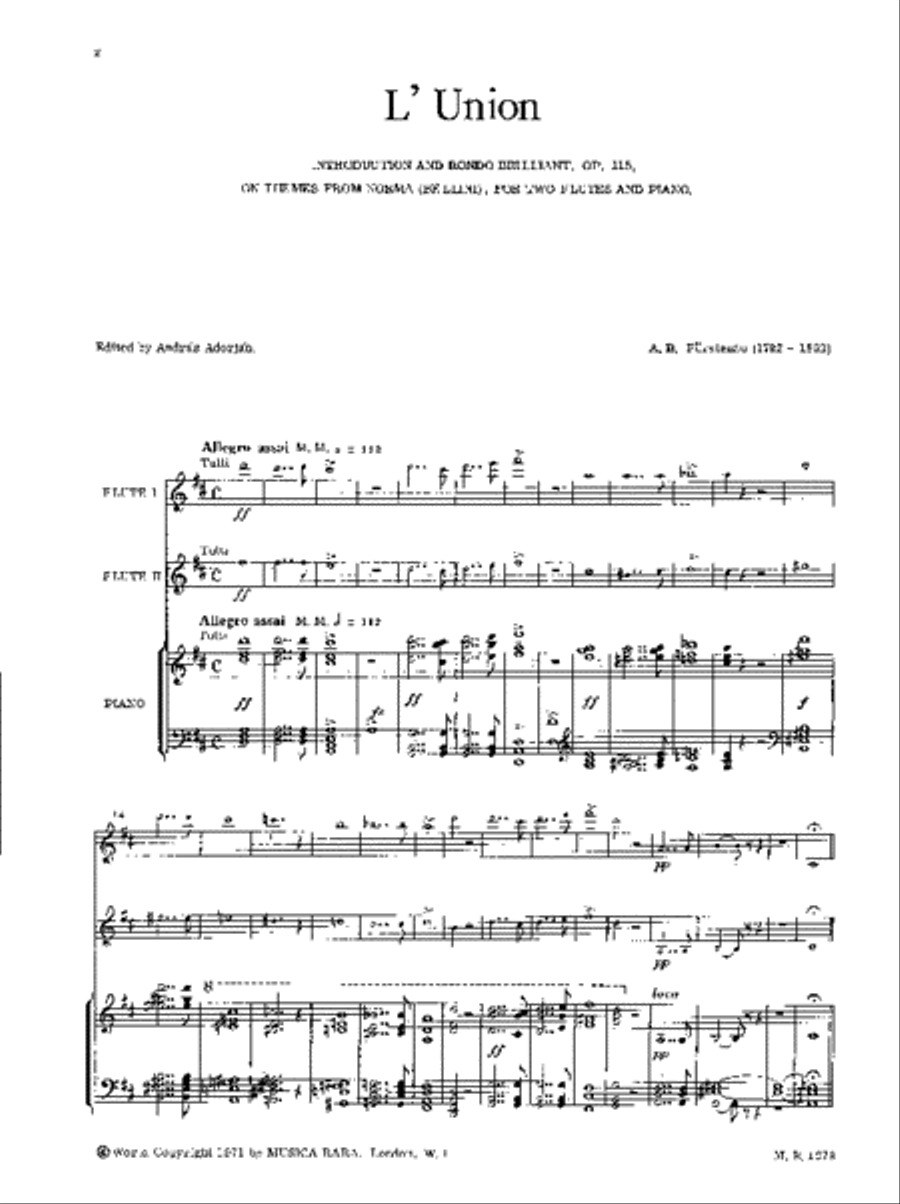 L'Union Op. 115