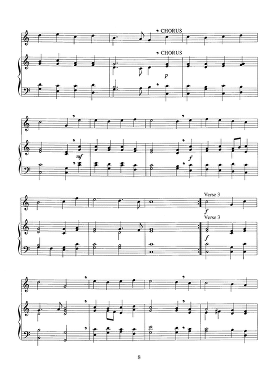 Favorite Carols for Violin Solo-with Piano Accompaniment