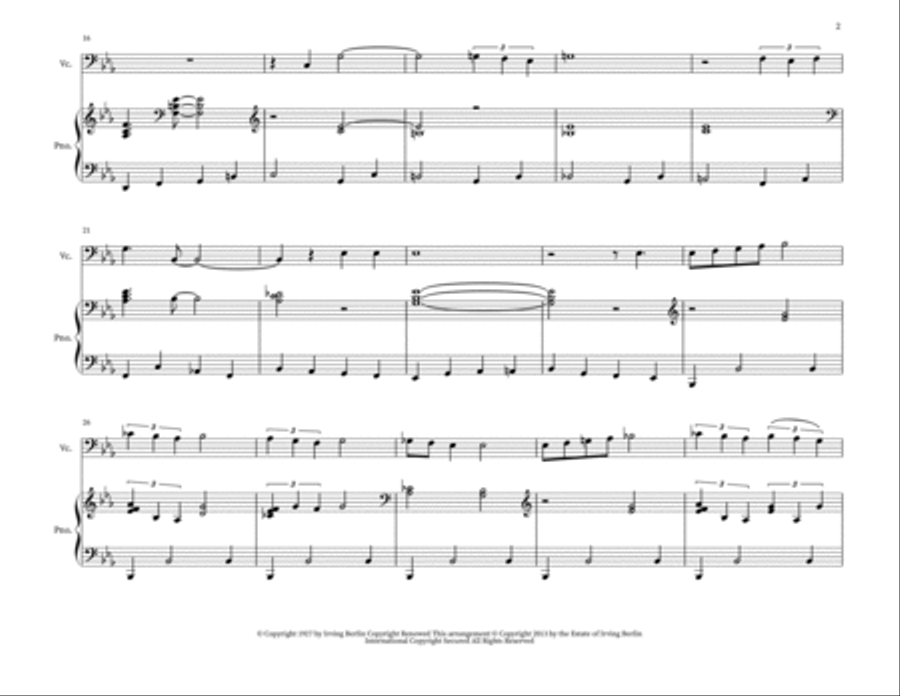 Blue Skies String Duet scores gallery preview page 2