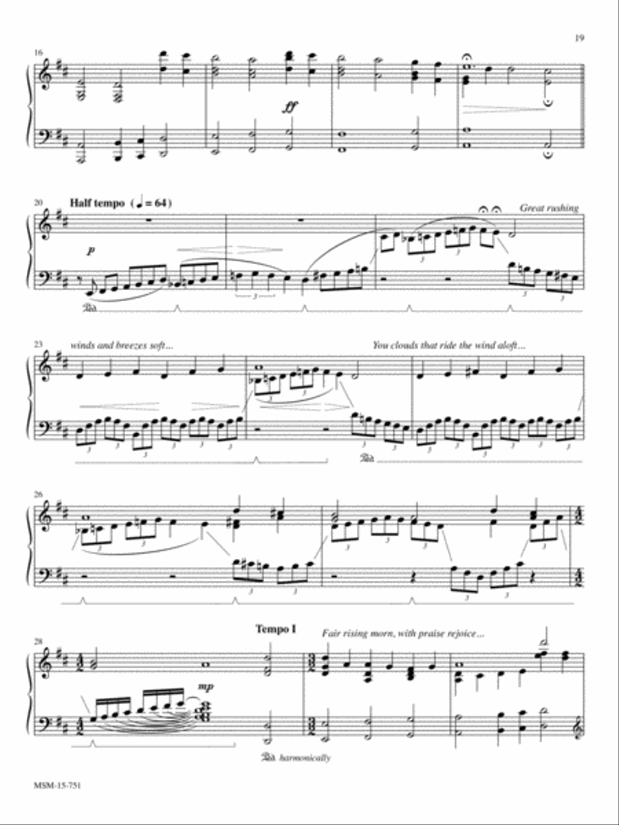 All Creatures of Our God and King Piano Solo scores gallery preview page 2