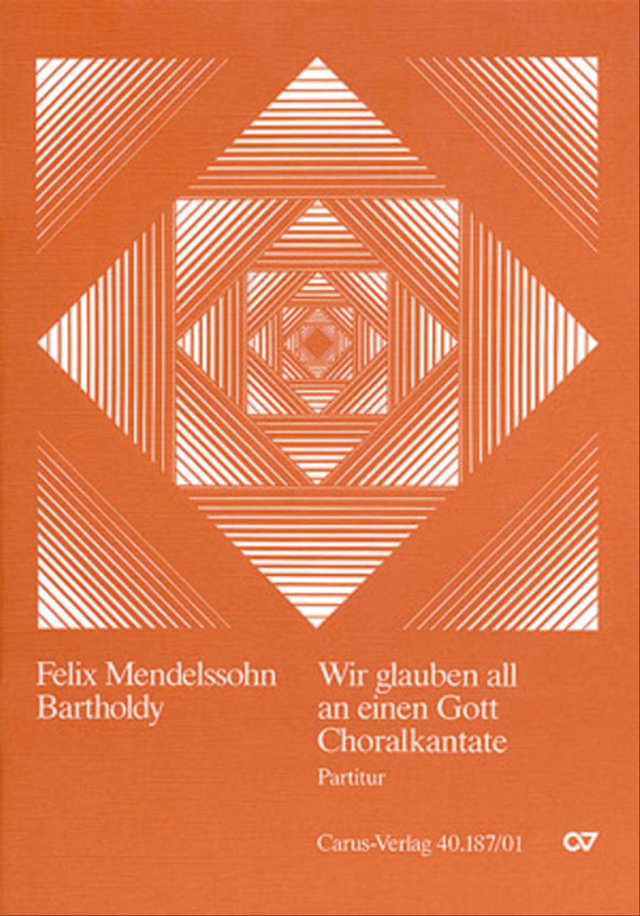 Verleih uns Frieden + Wir glauben all an einen Gott Orchestra scores gallery preview page 1