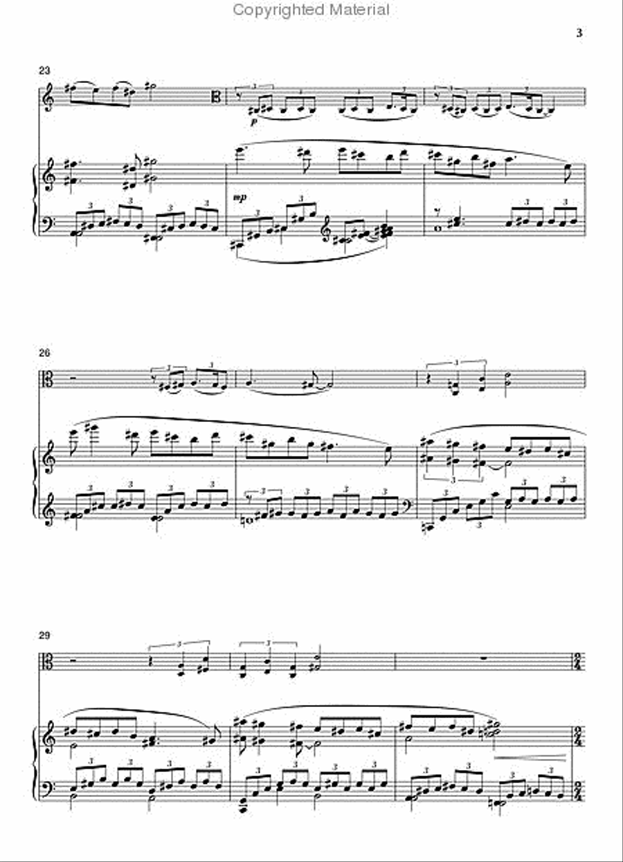 Sonata Viola scores gallery preview page 3