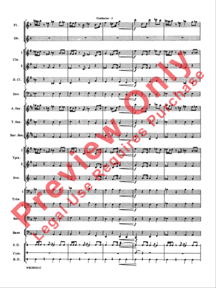 Star Wars Highlights Star Wars Highlights Concert Band scores gallery preview page 6