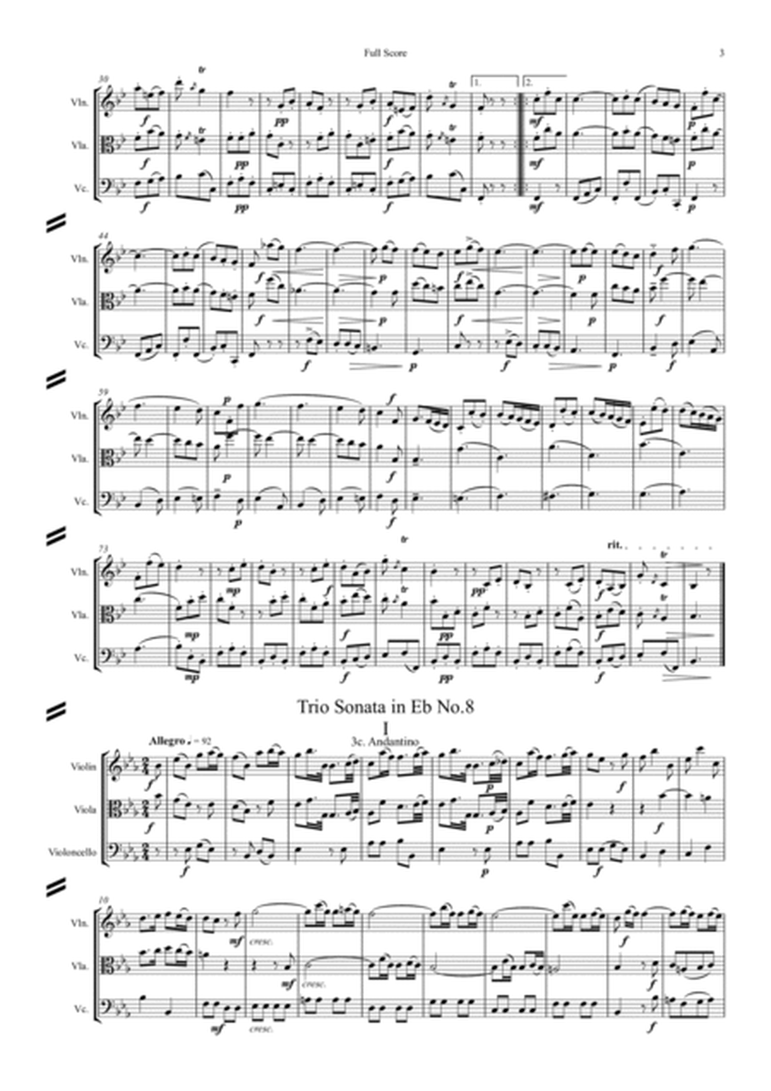Gallo: 3 movts. from his Trio Sonatas (orig keys) ("Pulcinella Suite Mvt.3 Scherzino") - string trio image number null