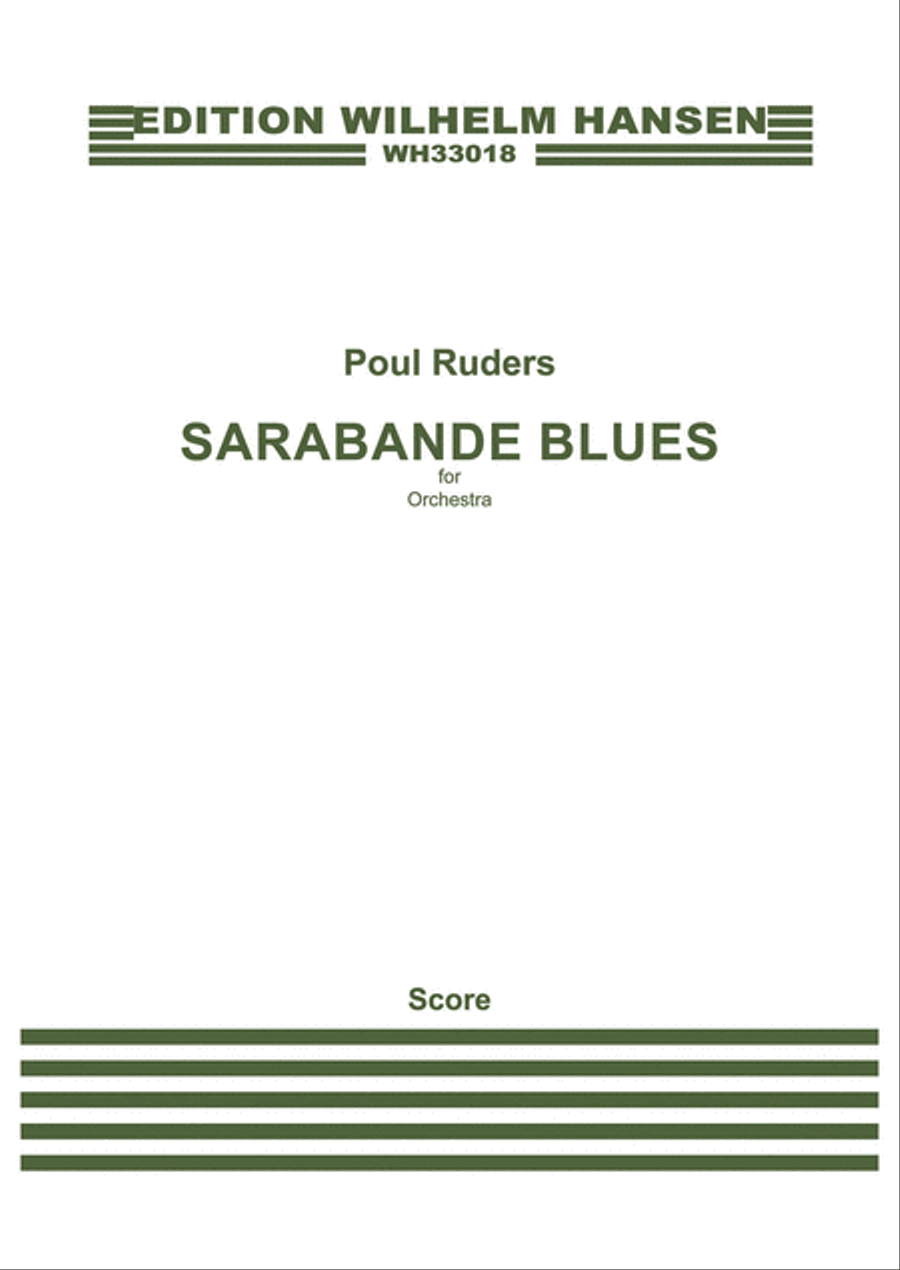 Sarabande Blues Orchestra scores gallery preview page 1