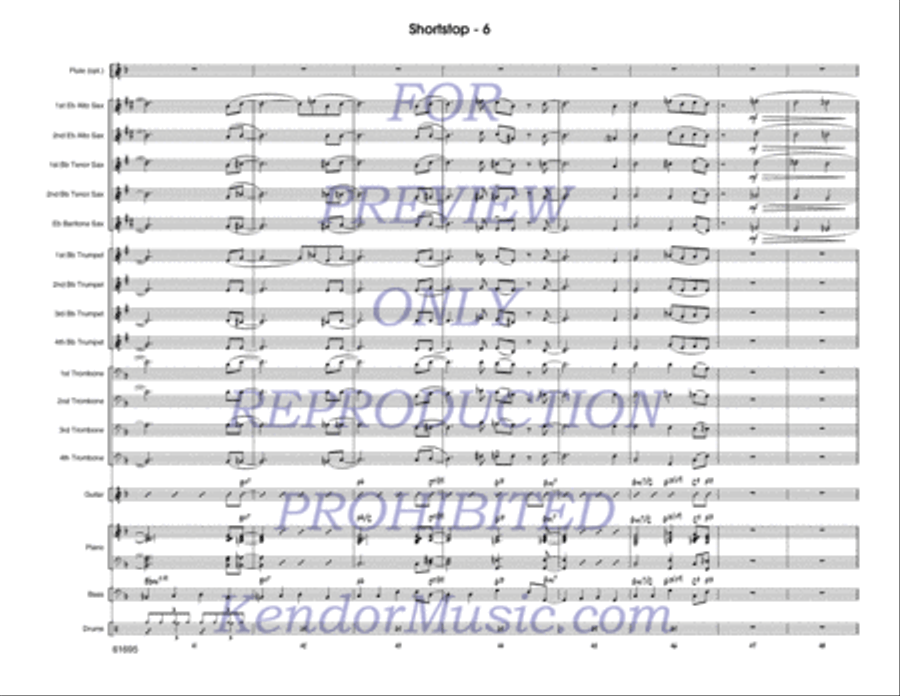 Shortstop Jazz Ensemble scores gallery preview page 7