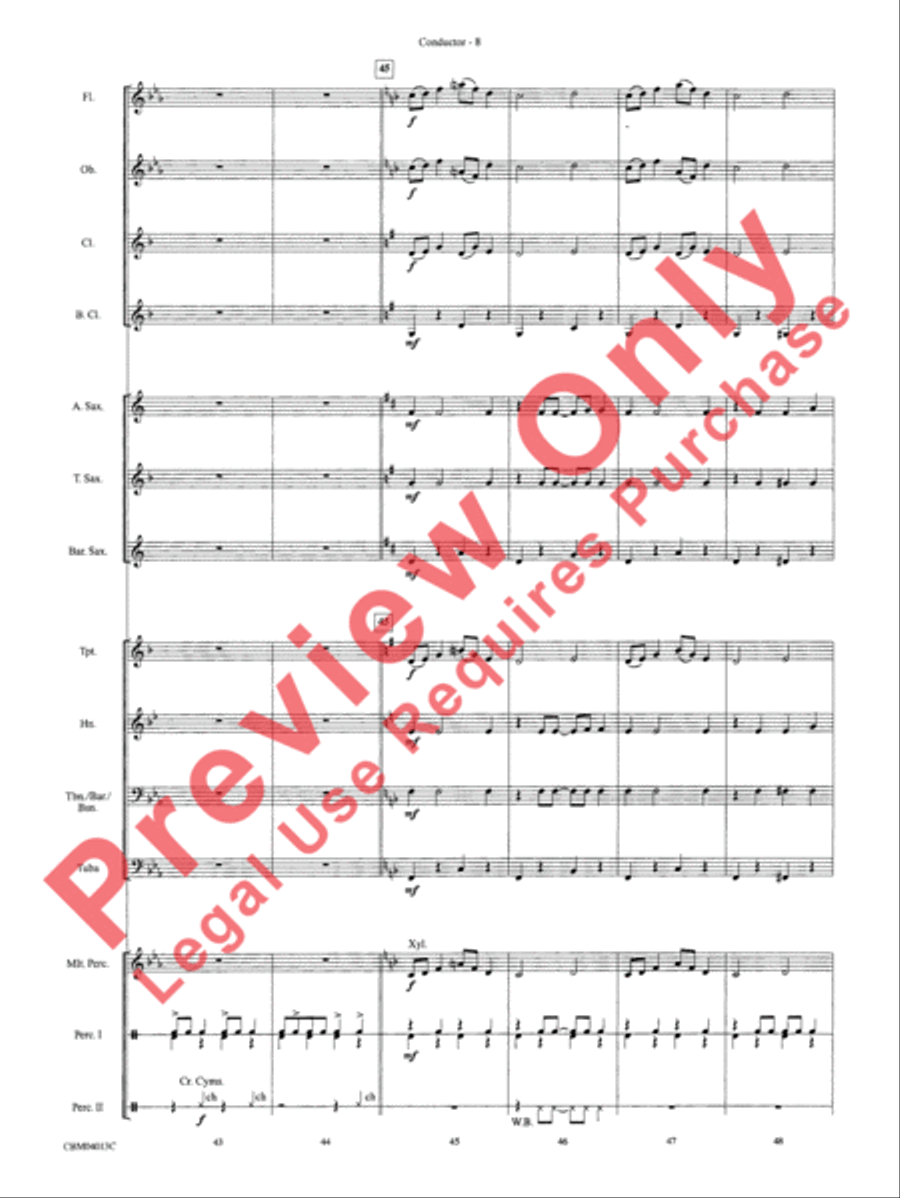 Pennsylvania 6-5000 Pennsylvania 6-5000 Concert Band scores gallery preview page 10