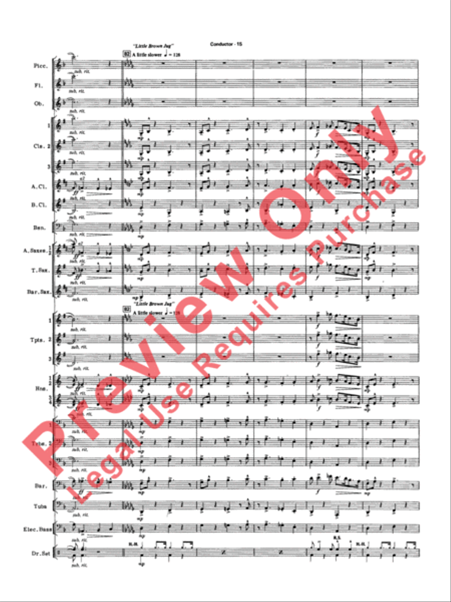 Big Band Spectacular Big Band Spectacular Concert Band scores gallery preview page 18