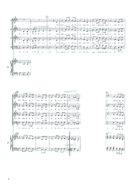 Hymne A L'Espoir - SATB Piano - Lallement