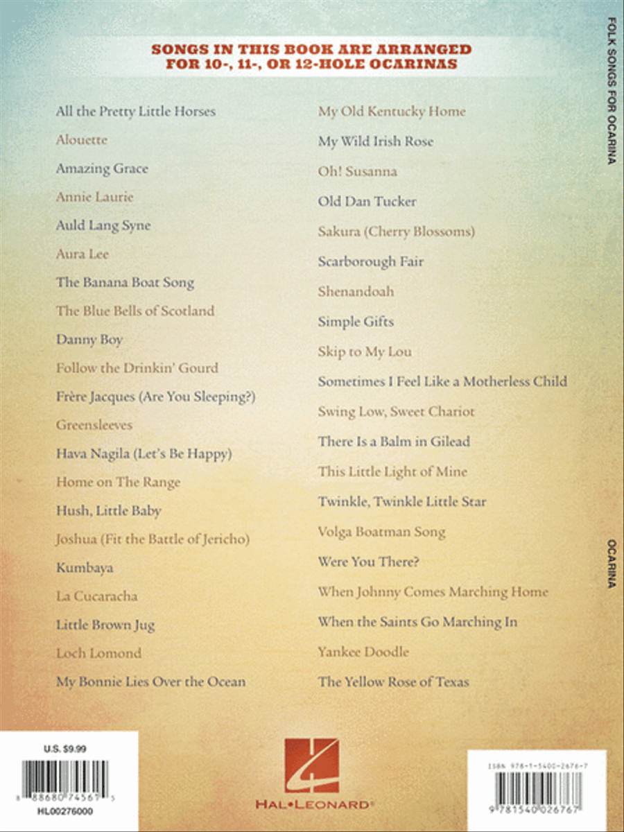 Folk Songs for Ocarina Folk Songs for Ocarina Ocarina scores gallery preview page 5