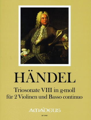 Book cover for Sonata a Tre VIII in G Minor