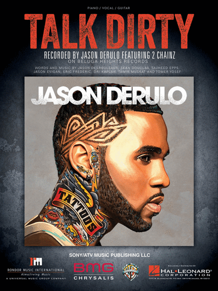 Talk Dirty Piano, Vocal, Guitar scores gallery preview page 1