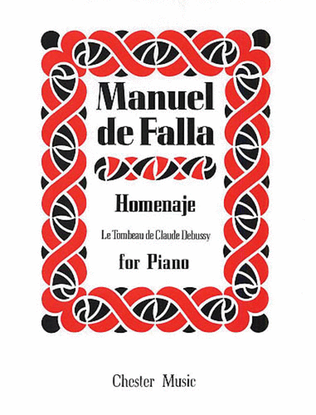 Book cover for De Falla: Homenaje: Le Tombeau De Claude Debussy