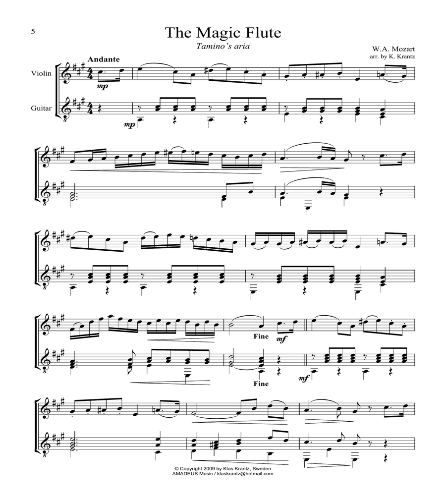 Mozart sales violin pieces
