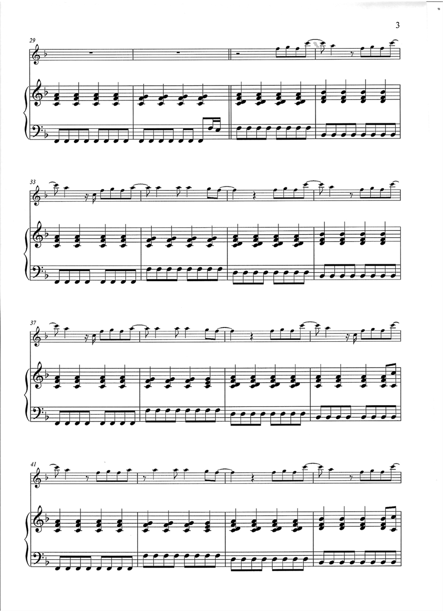 The Scientist The Scientist Violin Solo scores gallery preview page 3