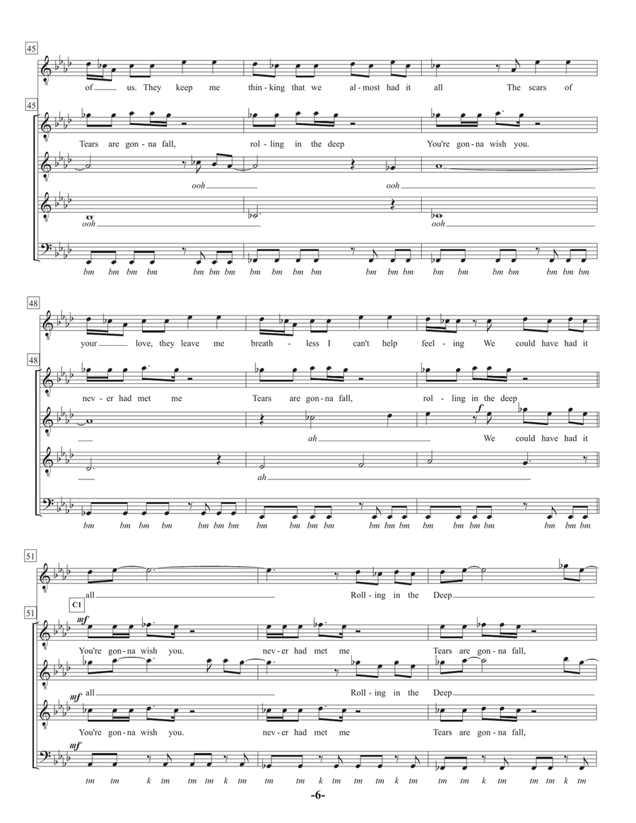 Rolling In The Deep TB scores gallery preview page 6