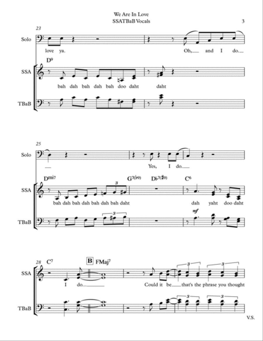 We Are In Love Divisi scores gallery preview page 3