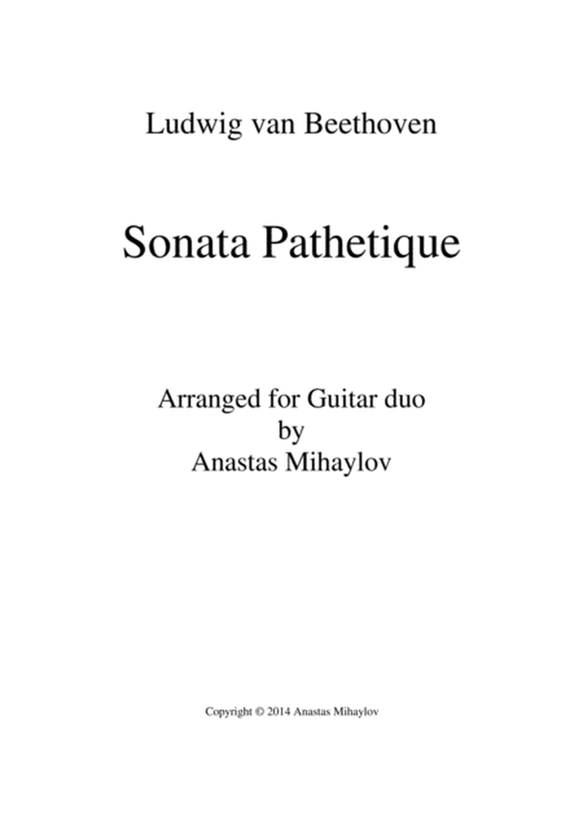 Sonata Pathetique (Guitar duo)