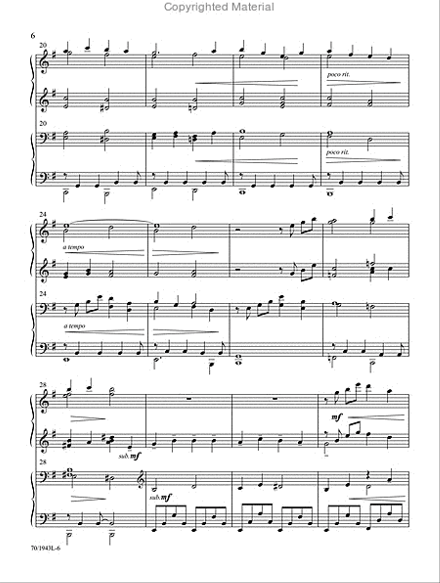 News of Great Joy! News of Great Joy! Piano Duet scores gallery preview page 6