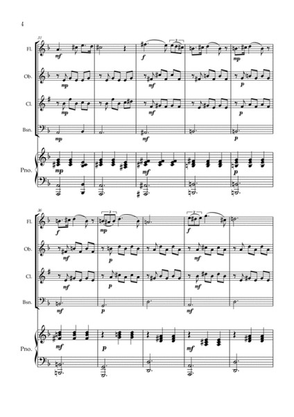 Serenade | Schubert | Woodwind Quartet | Piano image number null