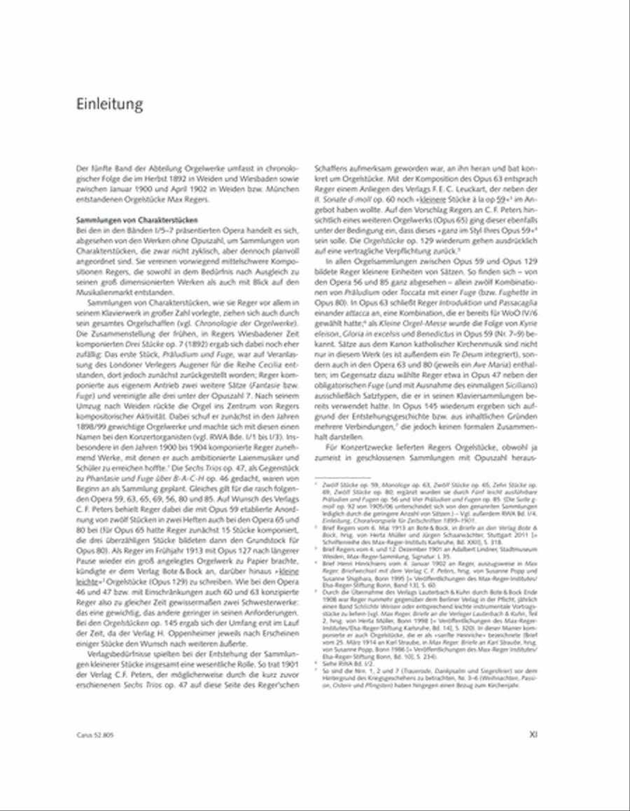 Reger Edition of Work, vol. I/5: Organ pieces I Organ Solo scores gallery preview page 10