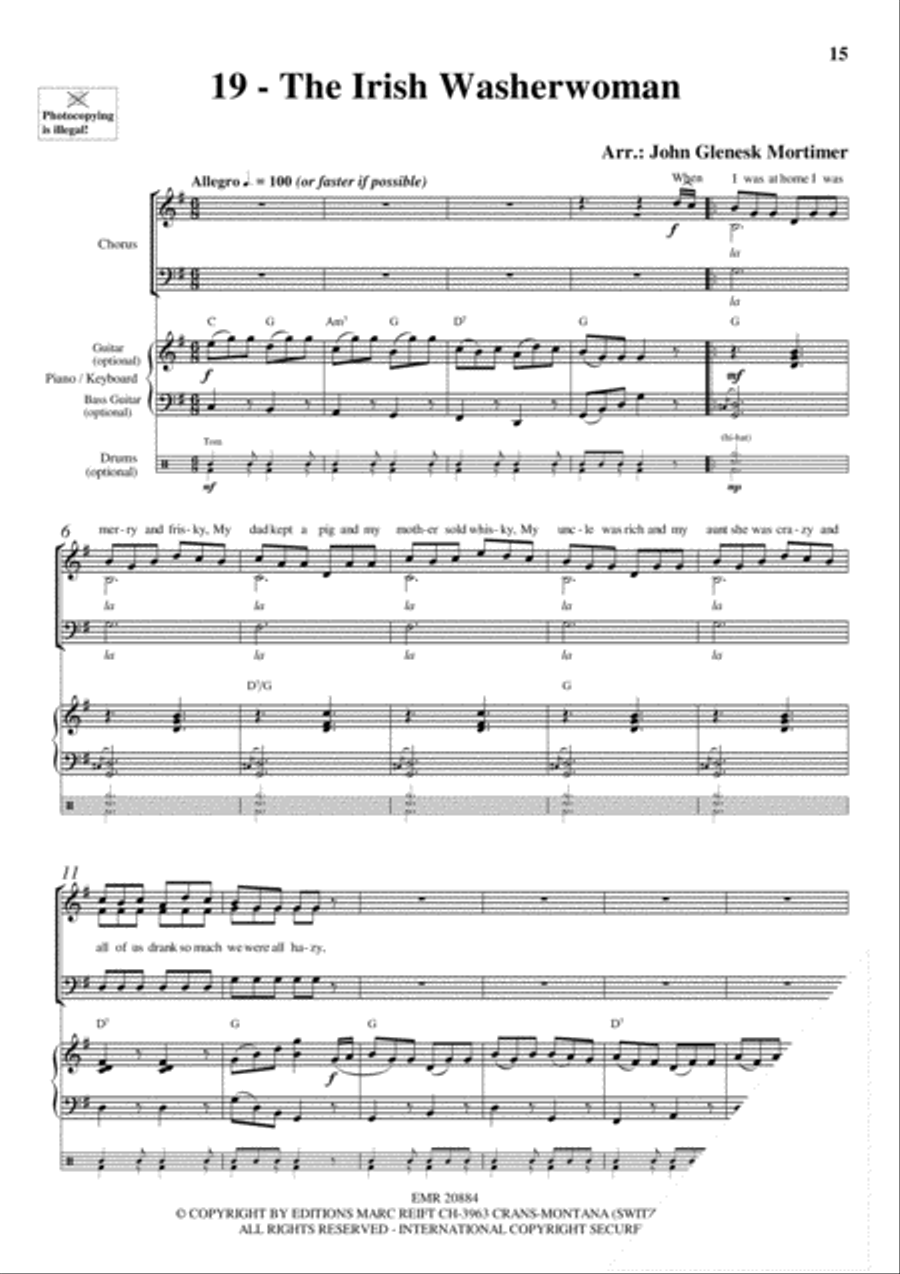 20 Celtic Hits Volume 4 4-Part scores gallery preview page 6
