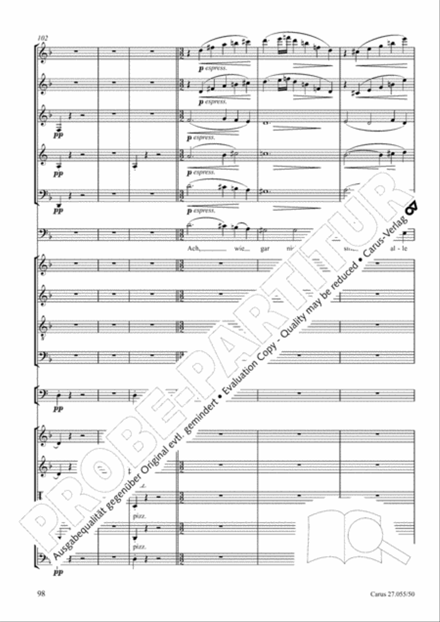 Ein Deutsches Requiem (German Requiem) 4-Part scores gallery preview page 105
