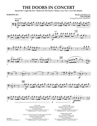 The Doors in Concert (arr. Paul Murtha) - Baritone B.C.