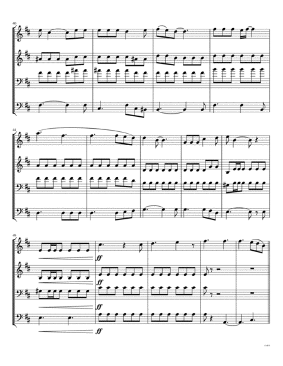 This Boy (ringo's Theme) Brass Ensemble scores gallery preview page 5