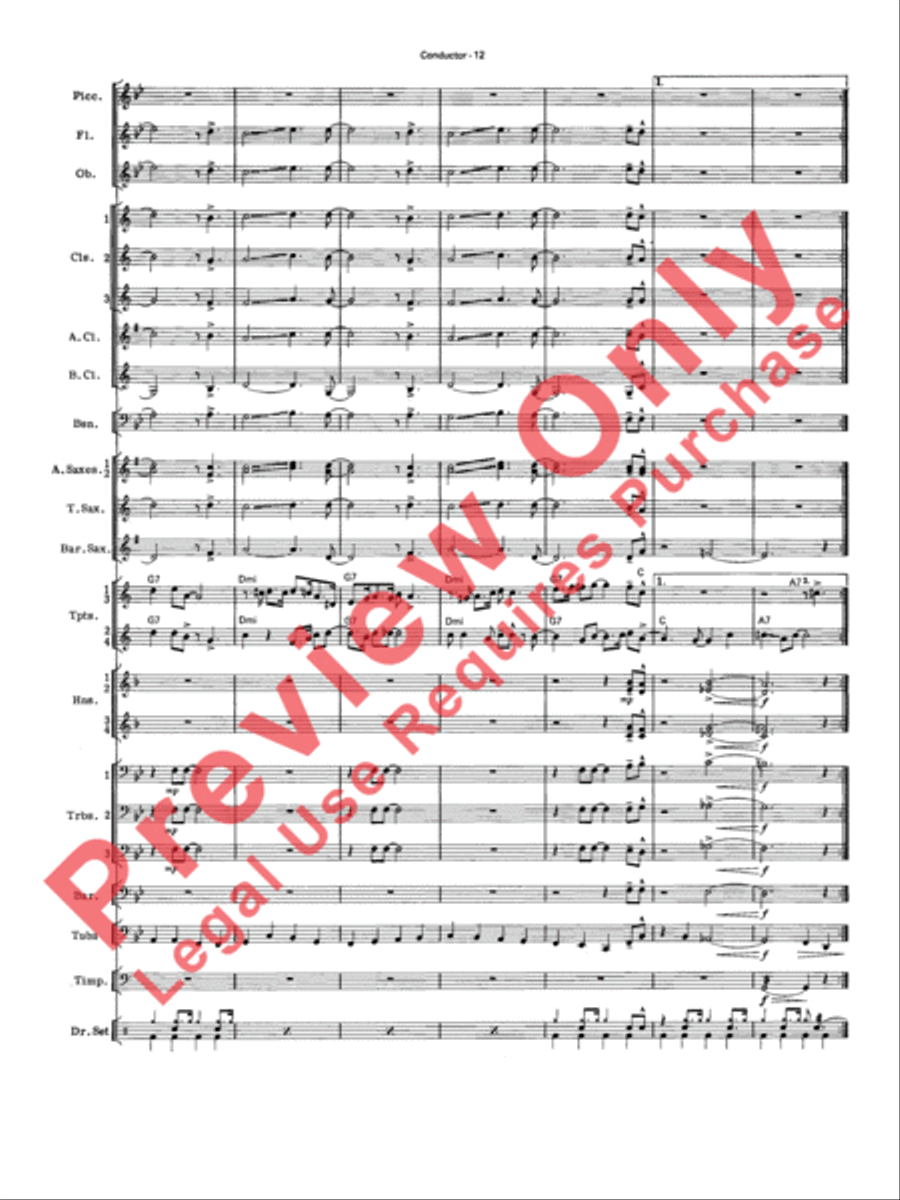 Four of a Kind Four of a Kind Concert Band scores gallery preview page 15