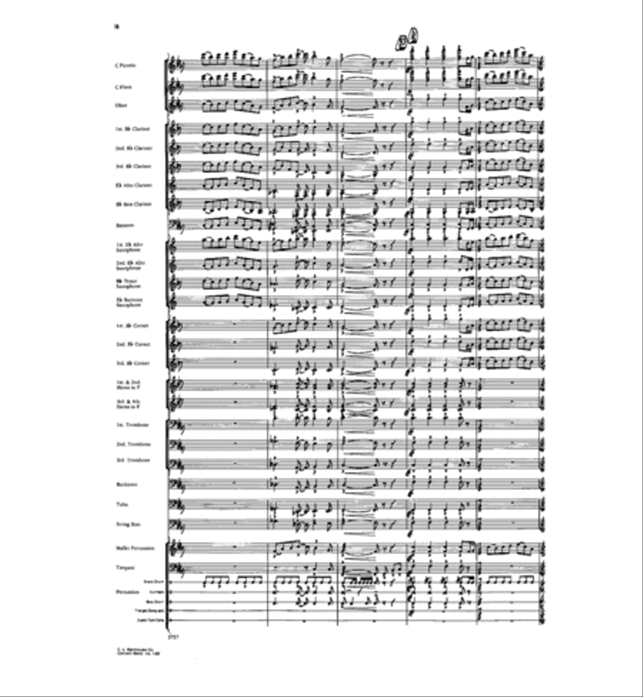 Declaration, Ballade & Finale Concert Band scores gallery preview page 15