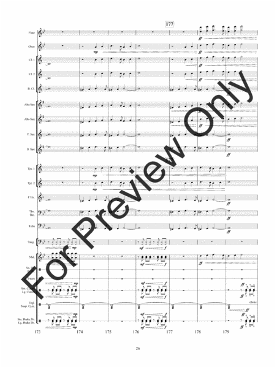 Haunted Mine Concert Band scores gallery preview page 29