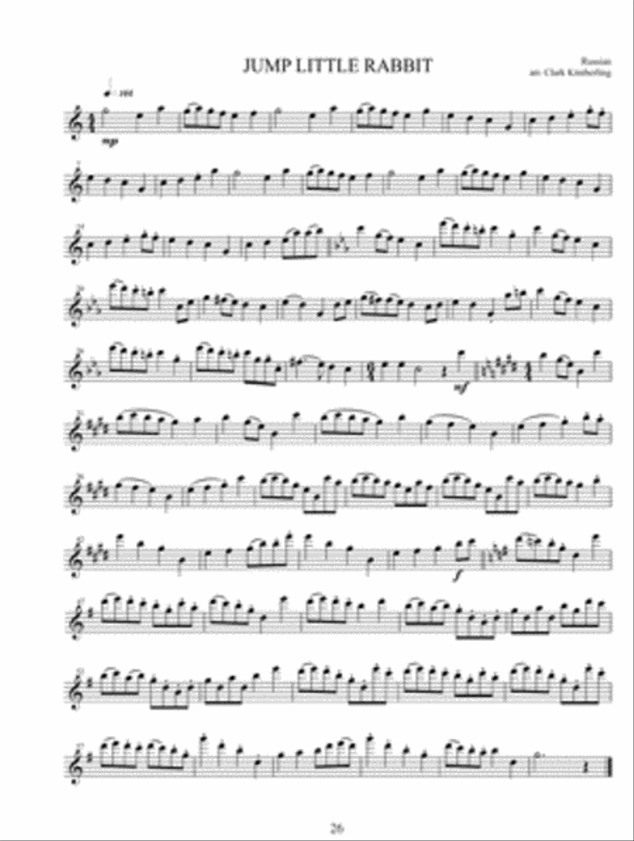 Solos for Flute, Collection 8: Eastern European & Jewish Flute Solo scores gallery preview page 3