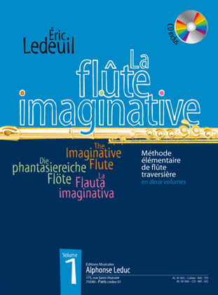 Book cover for Eric Ledeuil - La Flute Imaginative, Volume 1 (avec Cd Al30366)