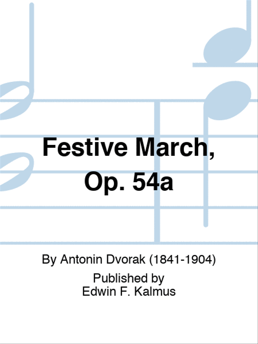 Festive March, Op. 54a Set of Parts scores gallery preview page 1