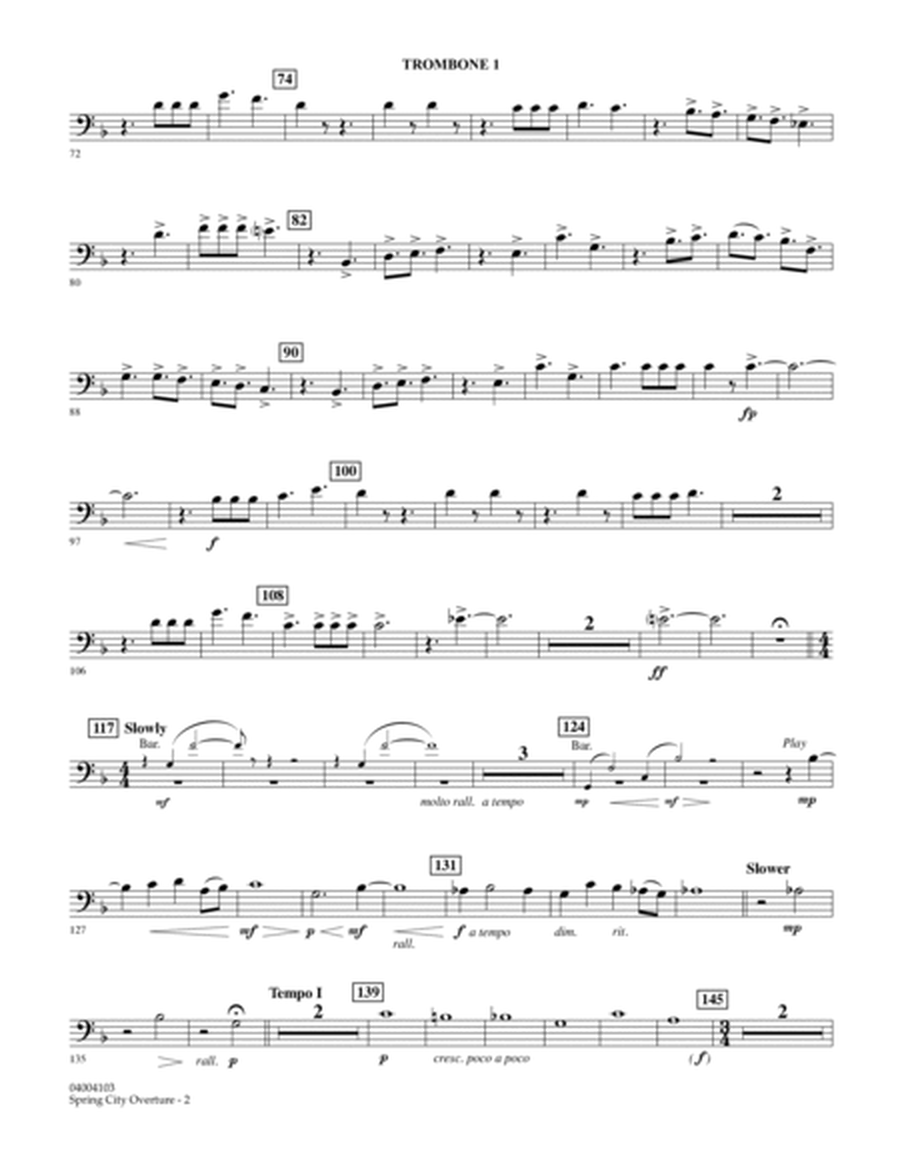 Spring City Overture - Trombone 1