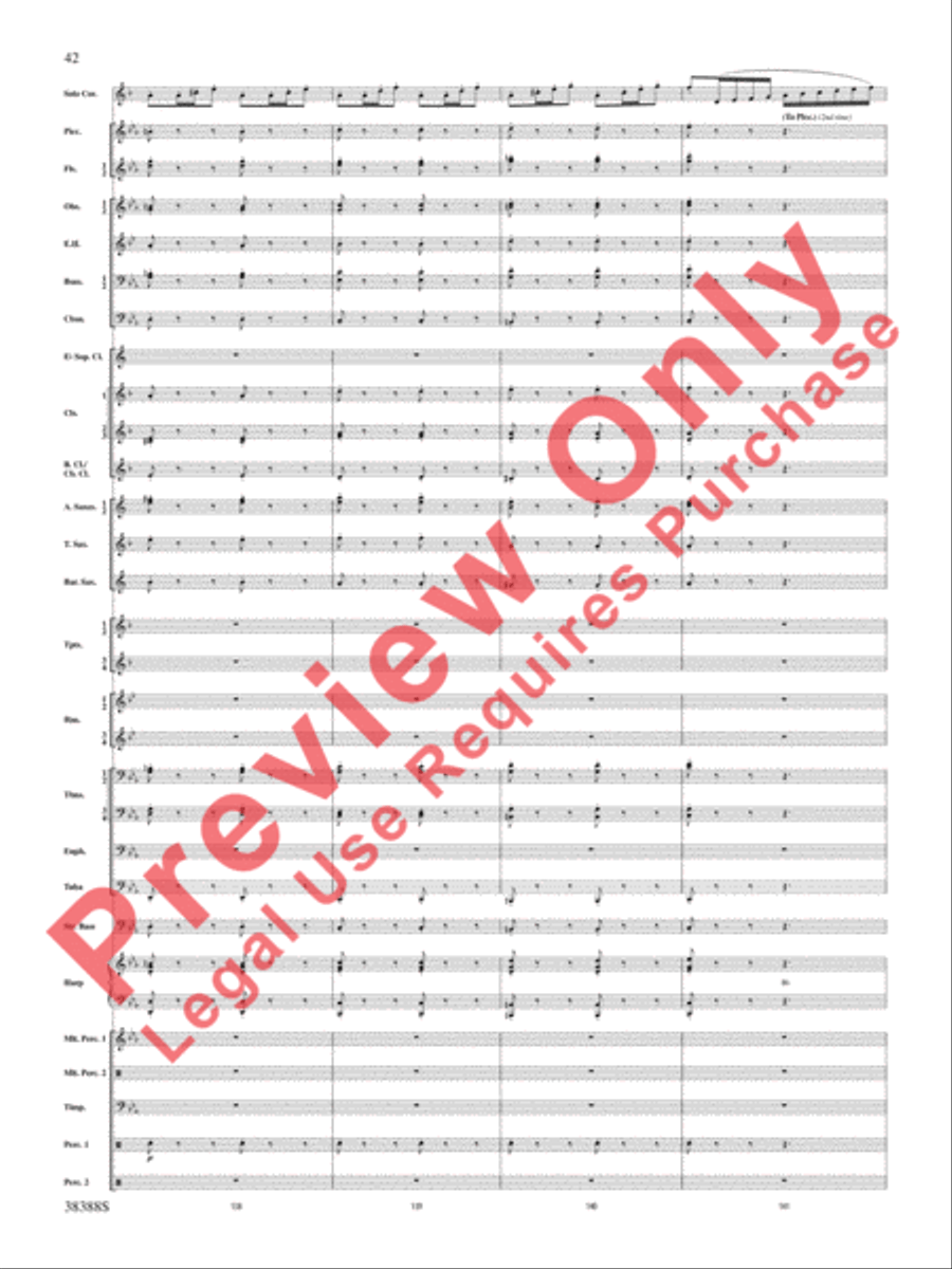 Napoli Napoli Concert Band scores gallery preview page 43