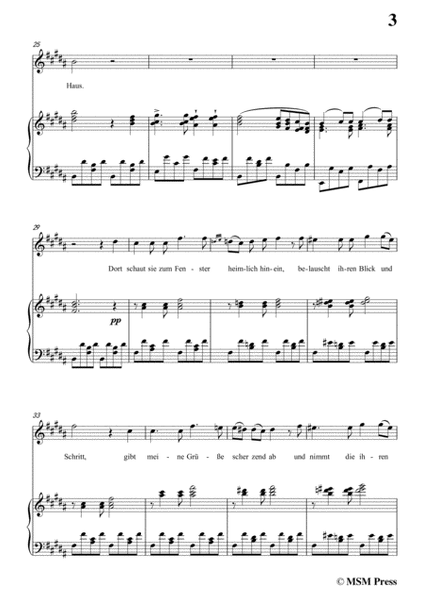 Schubert-Die Taubenpost,in B Major,for Voice&Piano image number null