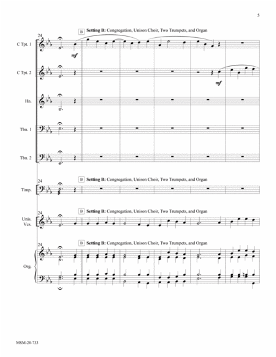 Aurelia Unison Choir scores gallery preview page 5