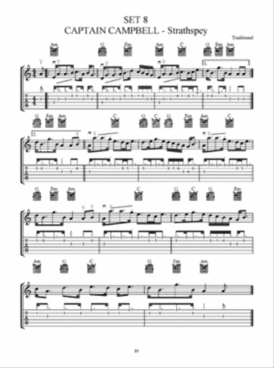 Cape Breton - Traditional Fiddle Sets with Guitar Tablature Violin scores gallery preview page 4